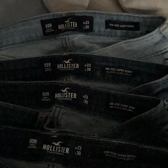 Girls Hollister Jeans lot of 4 - Picture 2 of 2